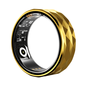 R12 Smart Rings for Men Women Fitness Ring Heart Rate Monitor Sleep Tracker Health Ring Pedometer Calories Step Counter IP68 Waterproof Fitness Tracker